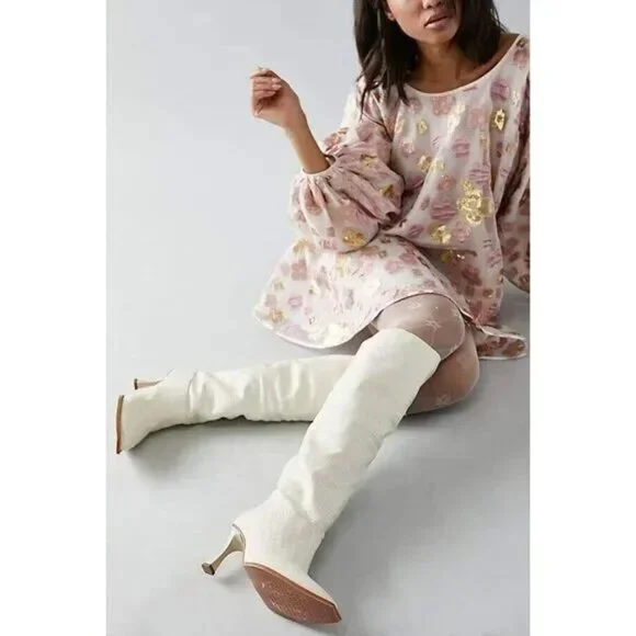 Free People x Vicenza Friday Fever Heel Boots Size EU37 / US 8 - Picture 5 of 15